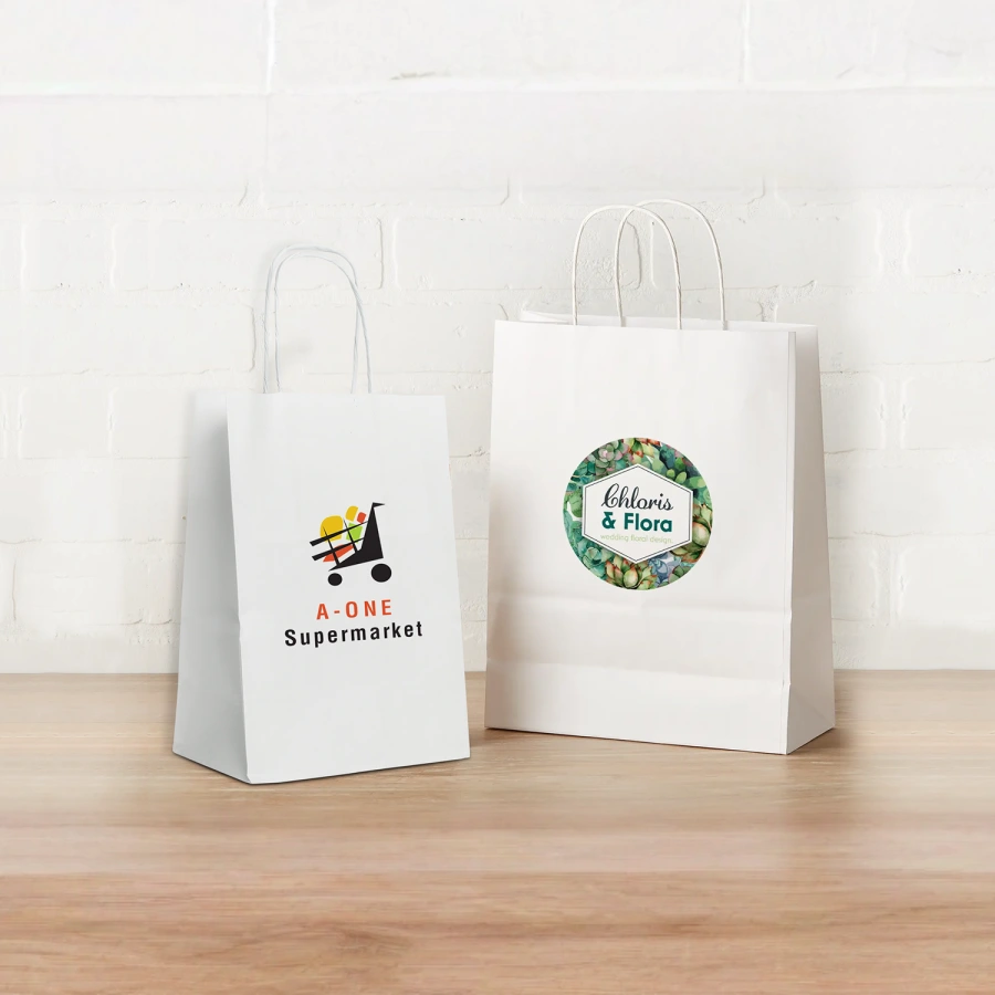Paper carry bag printing